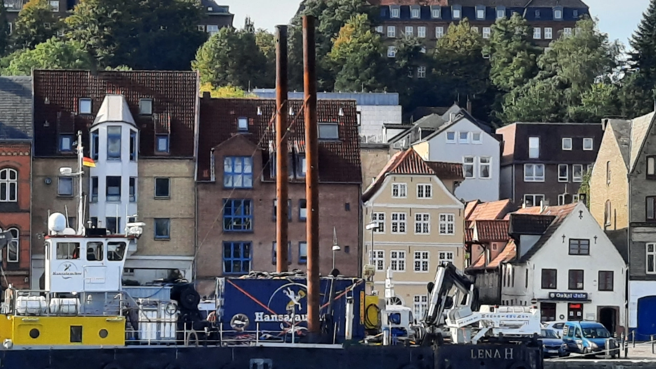 Flensburg West über Förde