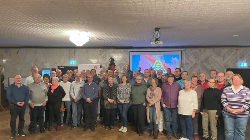 Gruppenfoto Jubilare mit 25 Jahre Mitgliedschaft