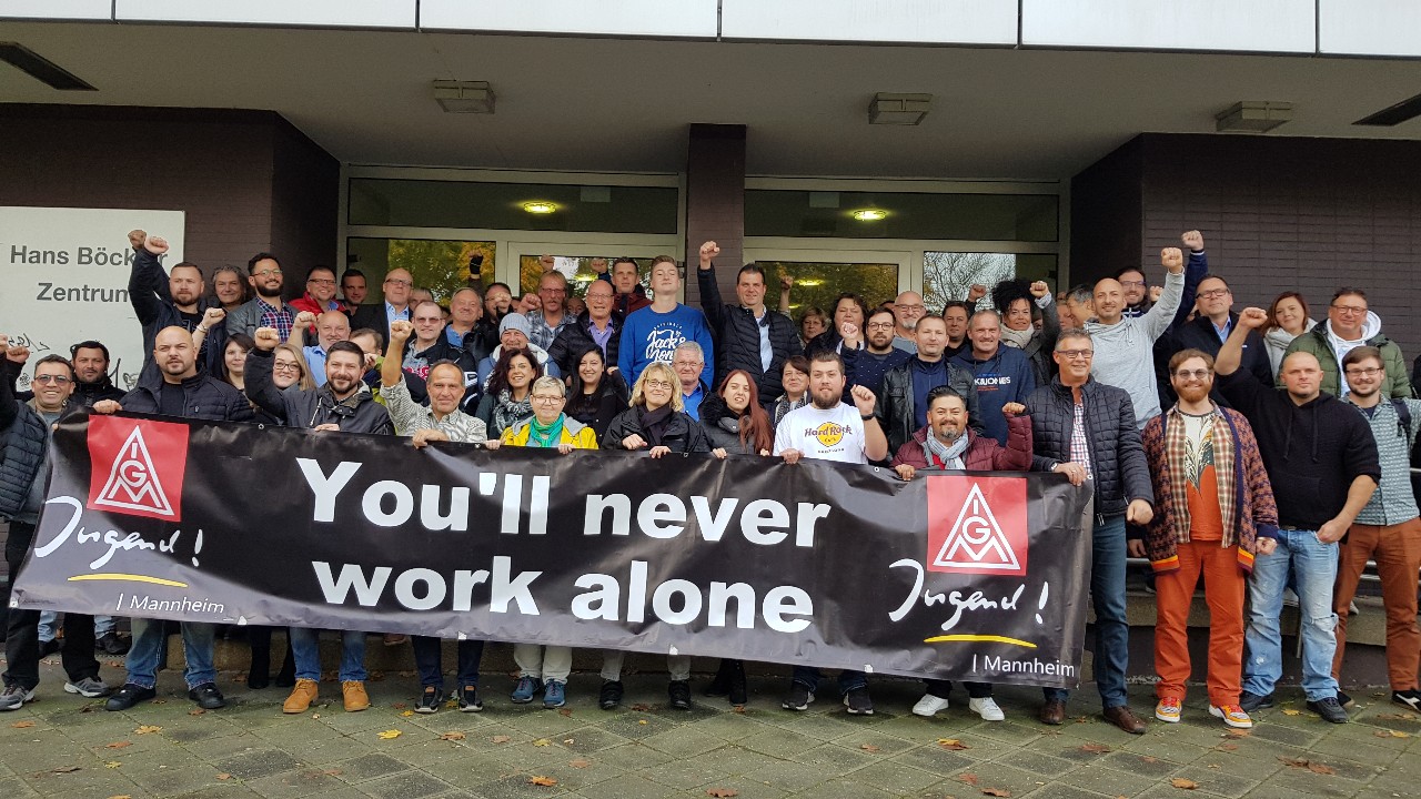 Vertrauensleute Workshop Kampagne Mannheim